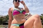 Carmen at the beach