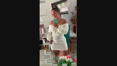 Do you like my white dress?