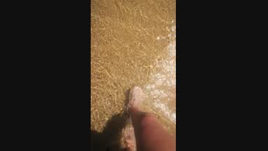 Walk on beach