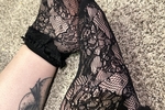 Well-worn soft lacy socks for sale
