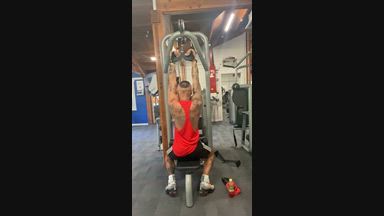 gentleman next door — Sweating Back Pulldowns