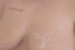 Fake cum on my tits