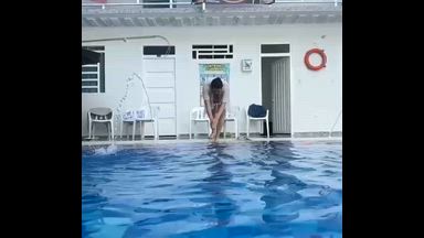 My tits in slow motion