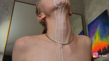 Milk Covering my Chest