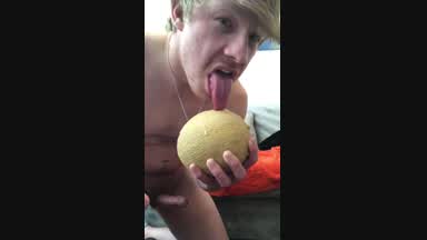 Cantaloupe Cum Lick