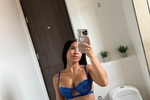 in blue