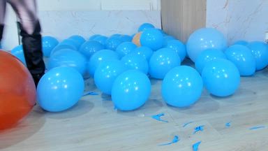 giant balloon and float party