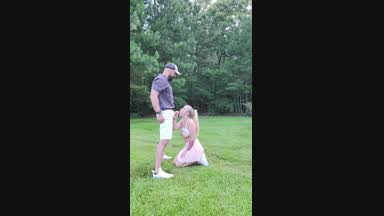 Fucking on a golf course