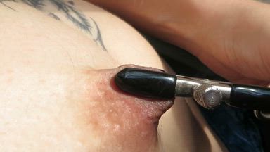 pulling on my nipple🥵