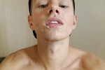 CUM on face