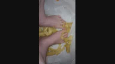 foot banana smoosh clip pt2