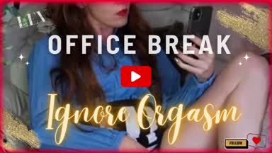 Ignore You Office Break Masturbation Up Skirt 508