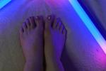 pedicure and dildo)