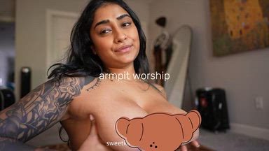 armpit tease & worship