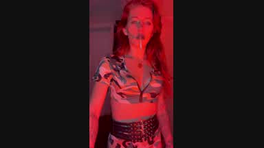 female call of duty skull commander smoking 🚬