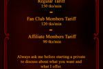 Private Shows