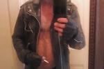 pizza — my biker leathers