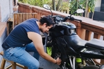A little bit of mechanics🏍️🏍️