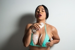 A lot of milk on my tits
