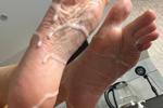 legs covered in sperm after sex