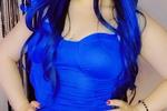 blue hair