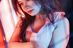 neon photoshoot