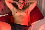 My cock in shadows