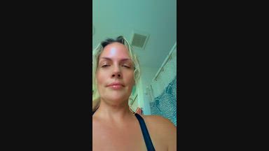 After Gym Sesh Sweaty Tease
