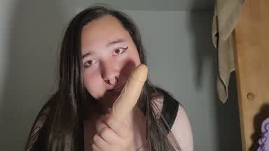 Dildo suck and anal