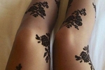 My beautiful legs are in different stockings