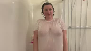 Wet tshirt!