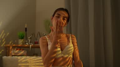 Sit on your face and squirt right into your mouth