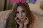 Christmas naughty bunny
