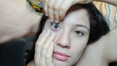 eva — cum in the open eye