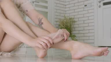 Transparent socks
