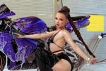 Lexie | Purple motorbike and shoam