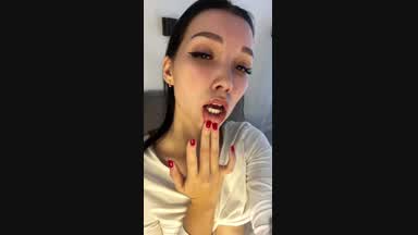 Cumshot on my face! | Aurora