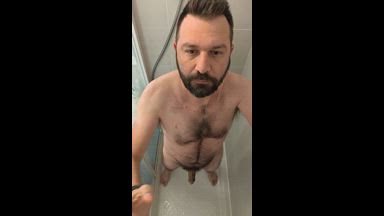 Pee under shower