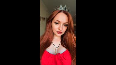 Me in red dress
