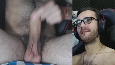 Big cumshot with face