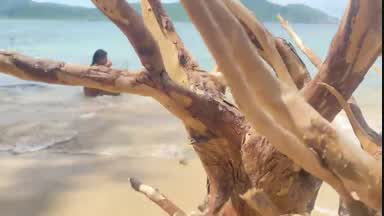 they spy on me on the beach