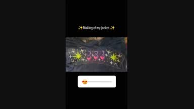 making of my instagram jacket