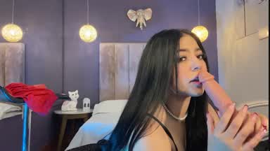 Wet and wild blowjob