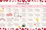 🎀month calendar🎀
