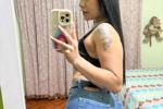 Ass in the mirror
