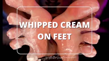 WHIPPED CREM ON FEET