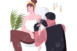 give kim a tattoo