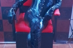 Latex Queen on her throne