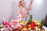 Delicious fruits come and get a  taste