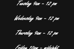 Schedule